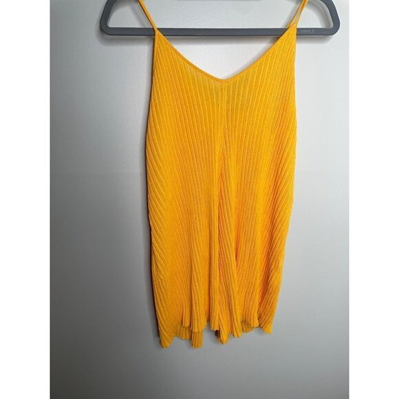 Free People FP Beach Nola Sweater Romper Yellow Cover Up Size XS NEW Lightweight - Picture 6 of 8
